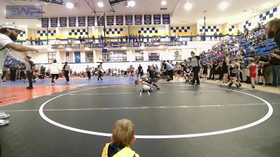 64 lbs Quarterfinal - Zeke Johnston, Dark Cloud Wrestling Club vs Donnie Whitenack, Pryor Tigers