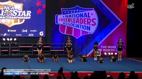 Knight Time Cheer - Ace of Hearts [2026 L1 Youth - D2 - Small - C Day 1] 2026 NCA All-Star National Championship