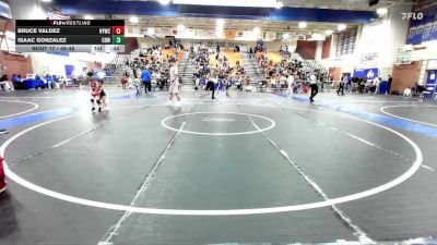 46-48 lbs Round 2 - Isaac Gonzalez, Church Boyz WC vs Bruce Valdez, Hemet Youth Wrestling Club