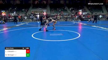 89 lbs Semifinal - Luke Lilledahl, Bull Trained vs Noah Nininger, VA Team Predator