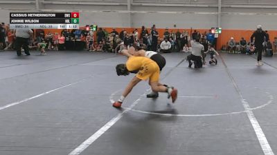 88 lbs Round 3 (4 Team) - Johnie Wilson, Notre Dame Lions vs Cassius Hetherington, Silo WC