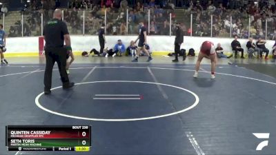 138 lbs Quarterfinal - Quinten Cassiday, Michigan Grappler RTC vs Seth Toris, Martin Mean Machine