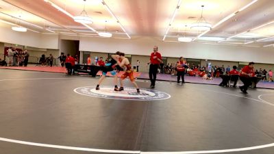 100 lbs Champ. Round 2 - Nathan Dornin vs Aaron Lopez, SilvaBack Training Center