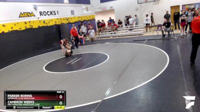 106 lbs Cons. Round 3 - Parker Boring, Dominate Club Wrestling vs Cameron Weeks, Mat Monsters Wrestling Club