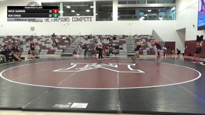 197 lbs Finals (2 Team) - Kai Chua, Sierra College (White) vs Nick Garris, Palomar College (RED)