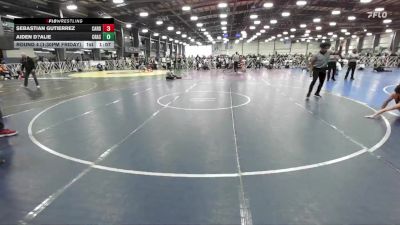 100 lbs Round 4 (1:30pm Friday) - Sebastian Gutierrez, Cali Red vs Aiden D?alie, Crass Trained