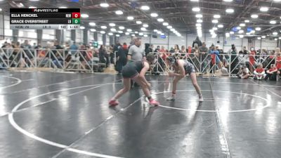 128 lbs Round 2 (3pm Friday) - Grace Overstreet, Lady Rangers vs Ella Henckel, NEWHALE