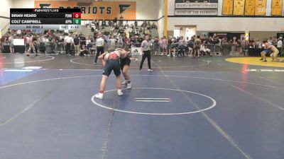 174Tan lbs Rr Rnd 3 - Brian Heard, Penn vs Colt Campbell, Appalachian State