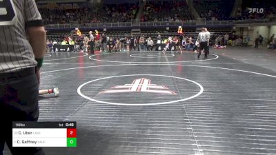 110 lbs Round Of 32 - Carter Uber, Lakeview vs Caden Gaffney, Saucon Valley