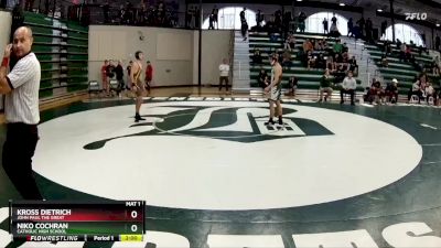 126 lbs Champ. Round 1 - Kross Dietrich, John Paul The Great vs Niko Cochran, Catholic High School