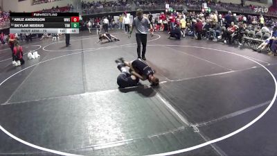 70 lbs Quarterfinal - Skylar Neisius, The Best Wrestler vs Kruz Anderson, Wrestling With Character