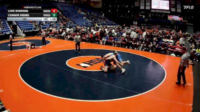 190 lbs Finals (8 Team) - Connor Diemel, Rockton (Hononegah) vs Luke Boersma, Aurora (Marmion Academy)