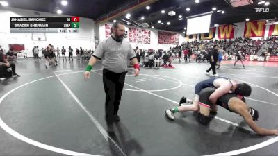 175 lbs Champ. Round 1 - Braden Sherman, Chaparral vs Jahaziel Sanchez, Oak Hills