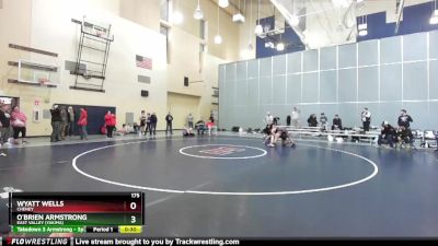 175 lbs Cons. Round 3 - Wyatt Wells, Cheney vs O`Brien Armstrong, East Valley (Yakima)