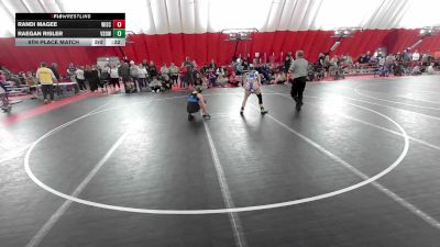 16U Girls - 132-138 3rd Place Match - Maria Schafer, Iowa-Grant Youth Wrestling Club vs Taya McGuire, Lancaster Wrestling Club