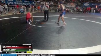 D 3 175 lbs Quarterfinal - Zachary Drake, John Curtis Christian vs Da`Shawn Randell, Basile