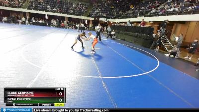 92 lbs Cons. Round 1 - Slade Germaine, Big Game Wrestling Club vs Braylon Rock, Iowa