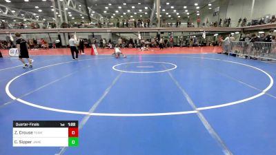 113A lbs Quarterfinal - Zane Crouse, Team Nauman vs Carmine Sipper, James Caldwell Hs