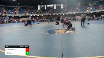 106 lbs Champ. Round 1 - David Ruiz, Taft vs Zach Bumeter, Metamora Township