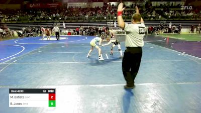 105 lbs Quarterfinal - Michael Batista, Buxton vs Bradan Jones, Apex