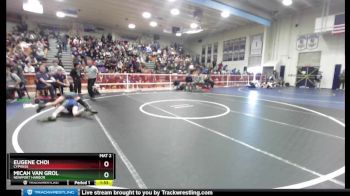 106 lbs Champ. Round 2 - Micah Van Grol, Newport Harbor vs Eugene Choi, Cypress