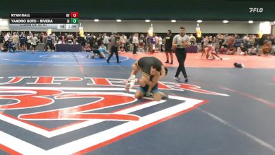 138 lbs Consi Of 64 #1 - Ryan Ball, NY vs Yandro Soto - Rivera, IA