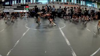 92 lbs Round 1 - Dominic Baldino, Elite Wrestling vs Aedan Zuniga, VIERA HAMMERS