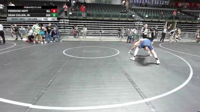 120 lbs 3rd Place - Freedom Neff, Williamstown Mighty Braves vs Sean Cullen, Jr., Saddle Brook