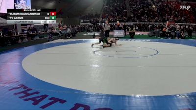 5A 144 lbs Quarterfinal - Ty Adams, Blackfoot vs Mason Baumgardner, Century