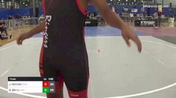 170 lbs Final - Sedrick Hay, Team Gotcha vs Quentin Berry, Quaranteam 2020