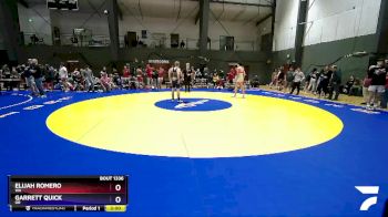 138 lbs Cons. Round 1 - Elijah Romero, WA vs Garrett Quick, OR