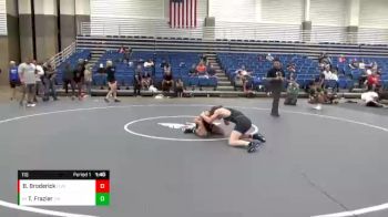 116 lbs Cons. Round 3 - Tommy Frazier, Zionsville WC vs Braden Broderick, Dundee