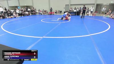 155 lbs 2nd Wrestleback (8 Team) - Maggie Ortmann, Missouri Red vs Piper Zatechka, Nebraska