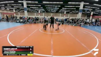 140 lbs Quarterfinal - Jonah Parker, X-CLUSIVE Wrestling vs Everett Zeitler, Aviators Wrestling