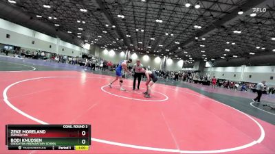 150A Cons. Round 3 - Zeke Moreland, Farmington vs Bodi Knudsen, Creighton Preparatory School