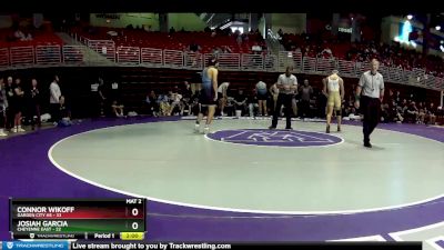 175 lbs Champ Round 1 (16 Team) - Josiah Garcia, Cheyenne East vs Connor Wikoff, Garden City HS