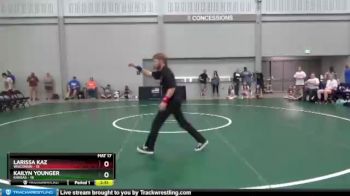 127 lbs Round 2 (8 Team) - Larissa Kaz, Wisconsin vs Kailyn Younger, Kansas