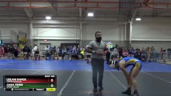135 lbs Quarterfinal - Leilani Ramos, Canon-McMillan vs Ciara Riner, Spring Valley