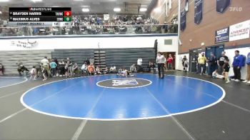 56 lbs Champ. Round 1 - Brayden Harris, Thunder Ridge Outlaws Wrestling Club vs Maximus Alves, 208 Badgers Wrestling Club