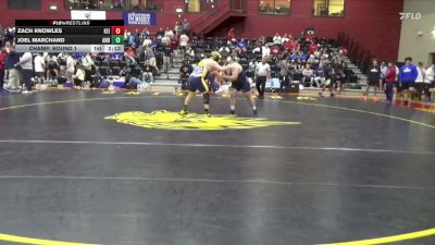 285 lbs Champ. Round 1 - Zach Knowles, Keiser University vs Joel Marchand, Andrew College