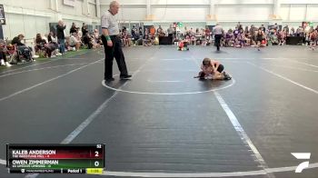 52 lbs Round 2 (8 Team) - Kaleb Anderson, The Wrestling Mill vs Owen Zimmerman, U2 Upstate Uprising