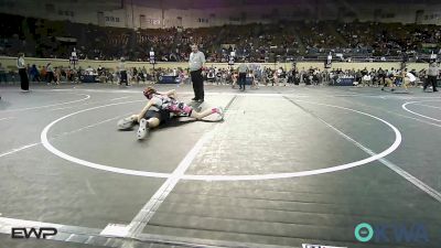 95 lbs Quarterfinal - Devyn Vincent, Lions Wrestling Academy vs Arwen Frisby, Skiatook Youth Wrestling