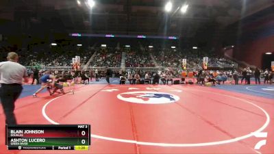 3A-120 lbs Quarterfinal - Blain Johnson, Douglas vs Ashton Lucero, Green River