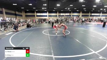 113 lbs Round Of 32 - Adrian Perez, Renegade Wrestling vs Krew King, King Wrestling