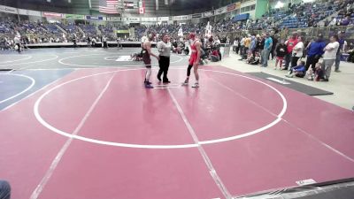 130 lbs Consi Of 8 #1 - Cooper Salzbrenner, Crowley County vs Bouxe Smith, Merino