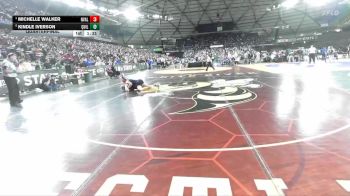 Girls 1B/2B/1A 145 Quarterfinal - Michelle Walker, Naches Valley (Girls) vs Kindle Iverson, Quilcene (Girls)