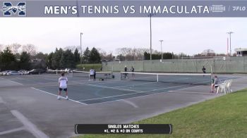 Replay: Men Courts - 2024 Immaculata vs Moravian | Mar 8 @ 3 PM