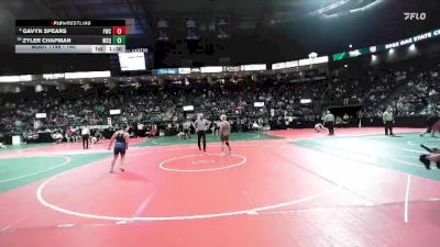 140 lbs Champ. Round 1 - Zyler Chapman, MSQA vs Gavyn Spears, FWCA