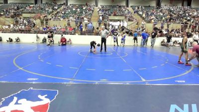 68 lbs Quarterfinal - Paxton Downing, South Paulding Junior Spartans Wrestling Club vs Michael Taft, South Georgia Athletic Club