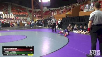 3-2-1A 106 Champ. Round 1 - Harry Langill, Seneca-Nemaha County vs Jayden Kloster, Gypsum-Southeast Of Saline